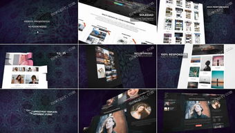 动态演绎，视觉盛宴 AE模板助力网页设计与产品宣传